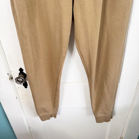 Nike Club Cuffed Pull On Sweatpants Pants Flax and White Logo Comfy Casual L - Picture 6 of 13